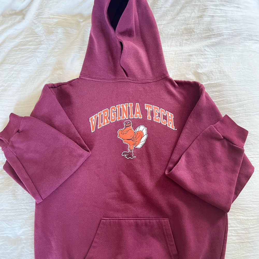 Virginia Tech boys hoodie. Size L